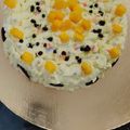 Parul Manish Jain का कुकस्नैप जब उन्होंने एग्गलेस मैंगो केक (Eggless Mango cake recipe in Hindi) बनाया था।