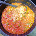 El cooksnap de jose hernandez cuando hizo Arroz caldoso con pollo.