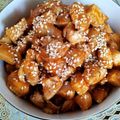 Cooksnap dari Dina Hadaina Z untuk resep Ayam popcorn saus madu pedas