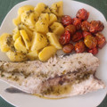 El cooksnap de Cristi cuando hizo Lenguado a la Meunière saludable Monsieur Cuisine Connect.