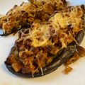 El cooksnap de Irene-Guirao cuando hizo Berenjena rellena con verduras y soja texturizada 🍆🥒🥕.
