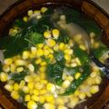 Cooksnap dari Nofita Octaviany (Ummu Shira) untuk resep Sayur bening bayam jagung