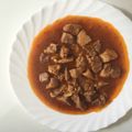 El cooksnap de Txema Marbel cuando hizo Magro de cerdo con tomate.