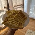 El cooksnap de Facundo Garbino cuando hizo Waffles dulces.