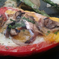 El cooksnap de Mario Palomo Gallegos cuando hizo Morrones rellenos a la parrilla.