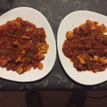 El cooksnap de Julen cuando hizo Sepia en salsa de tomate.