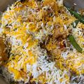 Sarosh Zeeshan's cooksnap of when they made Chicken biryani.