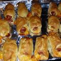 ashleygonzales's cooksnap of when they made Lil' Cheesy Dogs.