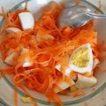 El cooksnap de Isaac Marquez cuando hizo Ensalada de zanahoria y huevo.