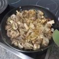 El cooksnap de Manuela Sánchez cuando hizo Revuelto de setas shiitake.