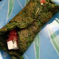 El cooksnap de Mary cuando hizo Burrito de Espinacas con Manzana, Queso Fresco y Tomate Cherry.