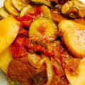 El cooksnap de ₵♡Ϛ❘Ν₳ νΕ₲α₪Ⓐ✍. Salvador. cuando hizo Bistec ala mexicana con papas.