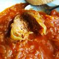 Terék Károlyné Cooksnap-ja, amikor elkészítette a(z) Töltött káposzta édeskáposztából receptet.