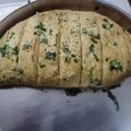 Sapana Kanani's cooksnap of when they made સ્ટ્ફ્ડ ગાર્લિક બ્રેડ (Stuffed Garlic Bread recipe in Gujarati).