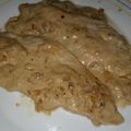 El cooksnap de María José Partida Ibáñez cuando hizo Pechuga de pollo al roquefort.