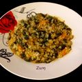Cooksnap από Ζωη Λεμπεση στη συνταγή Σπανακόρυζο με καρότο, τζίντζερ και κουρκουμά