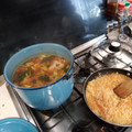 El cooksnap de shfleior villa cuando hizo Caldo de Pollo con Espinacas y Verduras.