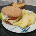 El cooksnap de Ramón cuando hizo Hamburguesas de lentejas.