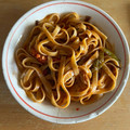El cooksnap de melias cuando hizo Pasta con chipirones encebollados.