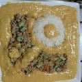 El cooksnap de Jonas Cobos cuando hizo Arroz con guarnición de habas y salsa al curry tika.