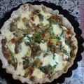 El cooksnap de marcela cuando hizo Tarta de berenjenas y zapallitos.