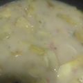 El cooksnap de /María Vergara Olea cuando hizo Alcachofas con almejas.