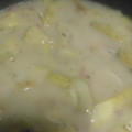 El cooksnap de /María Vergara Olea cuando hizo Alcachofas con almejas.
