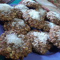 El cooksnap de Gabriela Miño cuando hizo Cookies saludables de coco y chocolate.