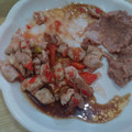 El cooksnap de Araceli Garcia hernandez cuando hizo Bistecs de puerco a la mexicana fácil y rápida.