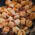 El cooksnap de Mariam cuando hizo Camarones al ajillo a la española.
