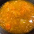 El cooksnap de Amaru Maeda cuando hizo Sopa de zapallo.