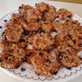 El cooksnap de Paula cuando hizo Cookies de avena, banana y pasas.