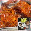 Alka Bhandari's cooksnap of when they made Raw Mango Vaghariyu / Sweet & Sour Mango Pickle.