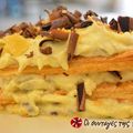 Cooksnap από tastes to dream στη συνταγή Μιλφέιγ τραγανό μπανάνα - σοκολάτα