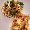 El cooksnap de Madeleine Rada cuando hizo Lasaña de atún y ensalada de brócoli 🥦.