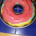 El cooksnap de Natalia Alejandra cuando hizo Queque tricolor.