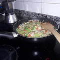 El cooksnap de Macarena De Los Reyes cuando hizo Arroz basmati con pollo y verduras.
