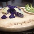 รูป Cooksnap ของ Kanyanut Sachana เมื่อเขาทำ เครปเค้กข้าวโอ๊ตมันม่วง