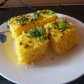 Manjit Kaur's cooksnap of when they made Khaman Dhokla.