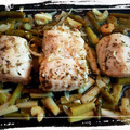 El cooksnap de Mónica Guitart cuando hizo Bacalao para dieta al horno.
