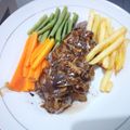Cooksnap dari roktaviani untuk resep Beef Steak with Blackpepper Sauce