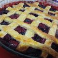 Kstee Cooksnap-ja, amikor elkészítette a(z) Cseresznyés-meggyes rácsos pite receptet.