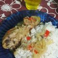 El cooksnap de Viky De Avila cuando hizo Pollo sencillo a la mostaza en olla.