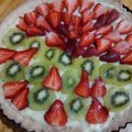 El cooksnap de Dulce y Mariana cuando hizo Tarta frutal.