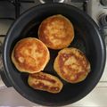 El cooksnap de Jaime cuando hizo Arepa de yuca.