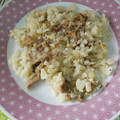 El cooksnap de Zaira cuando hizo Coliflor con setas.