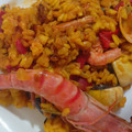 El cooksnap de Dersa cuando hizo Paella de marisco congelado.