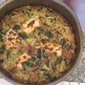 El cooksnap de lorenarojas89 cuando hizo Keto: Budín de brócoli y espinacas.
