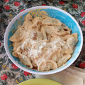 El cooksnap de Reina Godoy cuando hizo Fideos con salsa blanca y champiñones manjar.