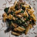 El cooksnap de GOOMER (en salsa verde) cuando hizo Rigatoni con salsa de Cabrales, espinacas y setas.